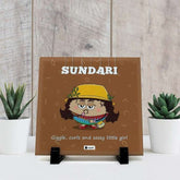Sundari Printed Table Décor Ceramic Tile 6x6 Inches